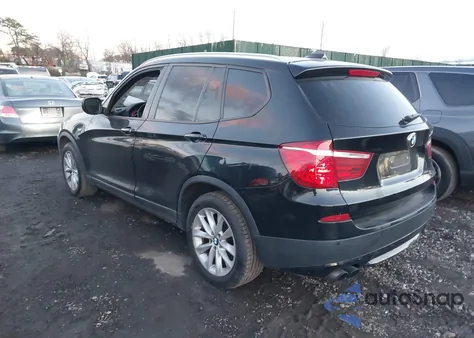 2013 BMW X3 xDrive28I z USA, uszkodzony, nr VIN 5UXWX9C55D0A09768